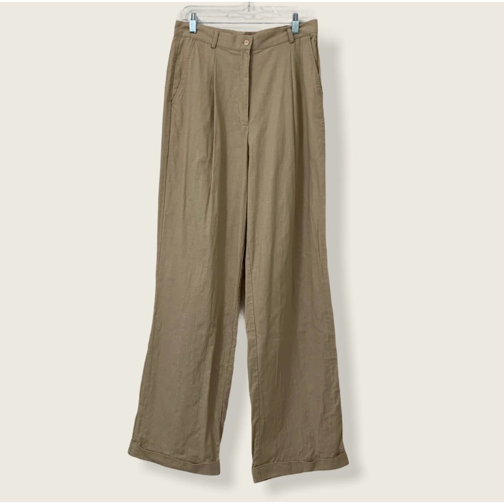 12 Tall 30X32 Vintage Newport News Wide Leg Linen Pant